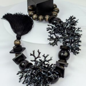 Colar de mesa Angra preto