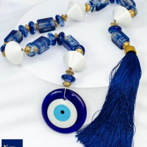 Colar de mesa com olho grego grande
